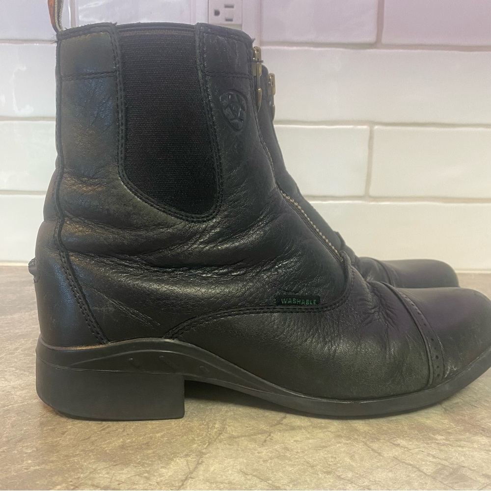 Ariat Women's Black Leather Zip Boots